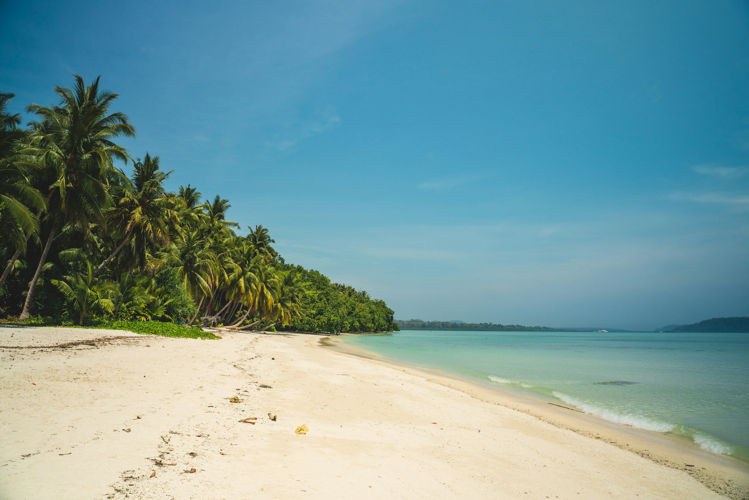 The coast of Havelock Island